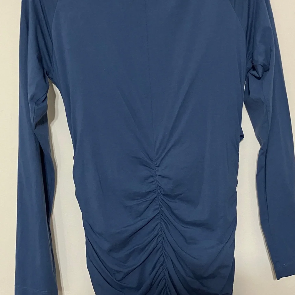 Sundance Eternal Compliments Ruched Wrap Cotton Stretch Dress size S - Picture 8 of 10